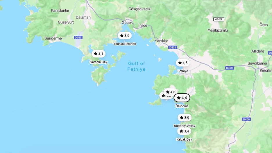 Fethiye Luxury Yacht Itinerary